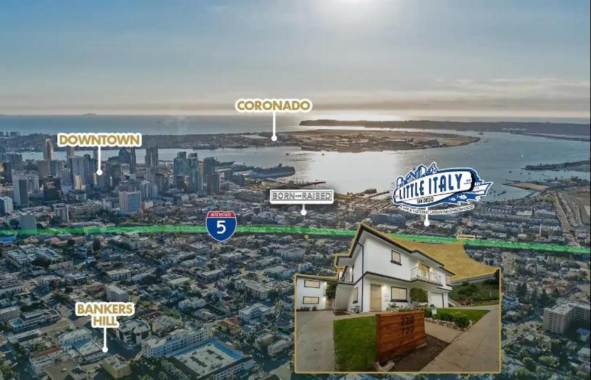 Perla D'Italia -1Br- Free Driveway Parking -1 Car Apartman San Diego Kültér fotó